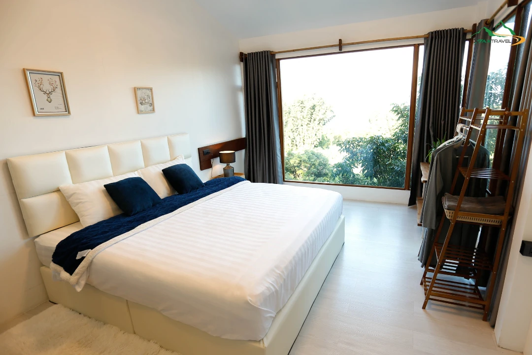 XPAX Travel-The Hmong Homestay-Chiangmai-Room-ห้องพัก เดอะ ม้ง โฮมสเตย์ แม่ริม เชียงใหม่ Cozy guest room with mountain view at The Hmong Homestay Chiang Mai